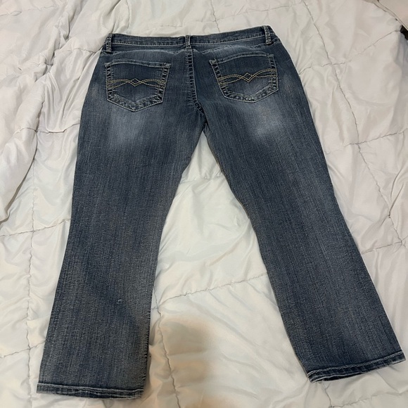 Vintage Y2K Mudd Jeans Stretch Size 15 Big Girls Youth Blue Denim Retro - Picture 4 of 5